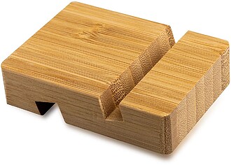 11058838U Bambase : Castanho Claro U Suporte em bambu para t...