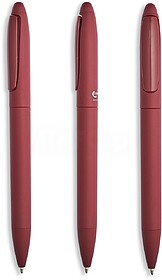 Dusk - Vermelho Escuro EA Esferográfica em ABS reciclado, a...