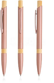 13159059EA Bulu : Rosa Gold EA Esferográfica em alumínio r...