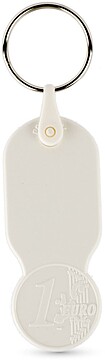 Key01 Porta-chaves com ficha € 1,00 para carrinho 140706