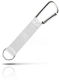 14070800U Ardan : Branco U Porta-chaves com fita e mosquetã...
