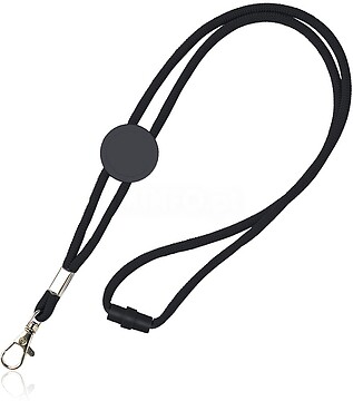 Saffy Lanyard tubular em poliéster com ajuste e mosquetão 140818