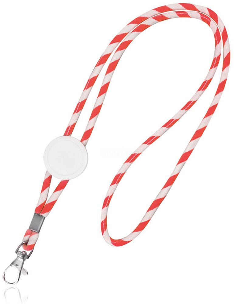 Lapely Lanyard tubular em terylene com ajuste e mosquetão 140820