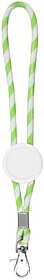 14082143U Stry : Verde Claro U Porta-chaves tubular com ajus...