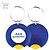 Porta-chaves CR-25 com moeda € para carrinho compras 140723 - imagem 2