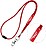 Ribbon Lanyard tubular em poliéster com ajuste em PVC 140812 - imagem 2