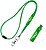 Ribbon Lanyard tubular em poliéster com ajuste em PVC 140812 - imagem 4