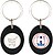 Porta-chaves CR-Z oval com ficha € 1,00 para carrinho 140745 - imagem 5