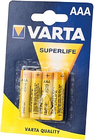 23003390U Battery AAA-R03 : Prateado U Conjunto de 4 pilhas ...