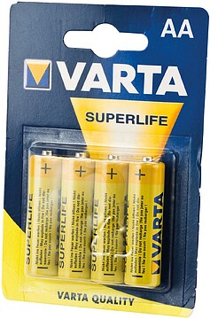 Battery AA-RO6 Conjunto de 4 pilhas AA-R06 230034