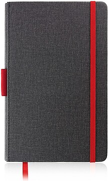 Exnote Bloco de notas A5 com capa em PU e porta-esferográfica 250561