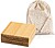 Bamcott Set de 4 bases de bambu para copos 260291 - imagem 1