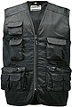 Safish Colete multi-bolsos em sarja de algodão 300499