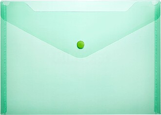 Brier A5 : Verde U Pasta porta-documentos A5 em PP