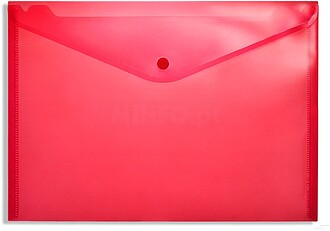 Brier A4 : Vermelho U Pasta porta-documentos A4 em PP