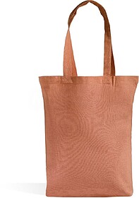 ReTote - Pêssego U Saco algodão reciclado, fole na base, 1...