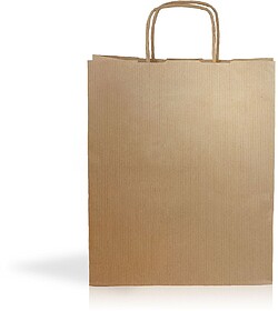 31200636U Kraft04 : Reciclado U Saco papel kraft 90g/m2 22X2...