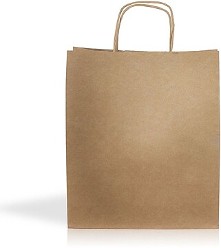 Kraft08 Saco papel kraft 90g/m2 28X32X10cm 312014