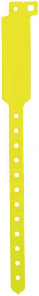 Darlen Pulseira de identificação inviolável fluorescente em vinil 370417