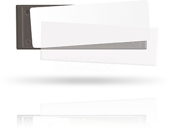 37050597U ID-PLATE A : Cinza Carvão U Crachá de identifica...