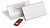 Porta Nomes Horizontal 40x75mm Durable c/Iman 25un Porta Nomes Horizontal 40x75mm Durable c/Iman 25un - imagem 1