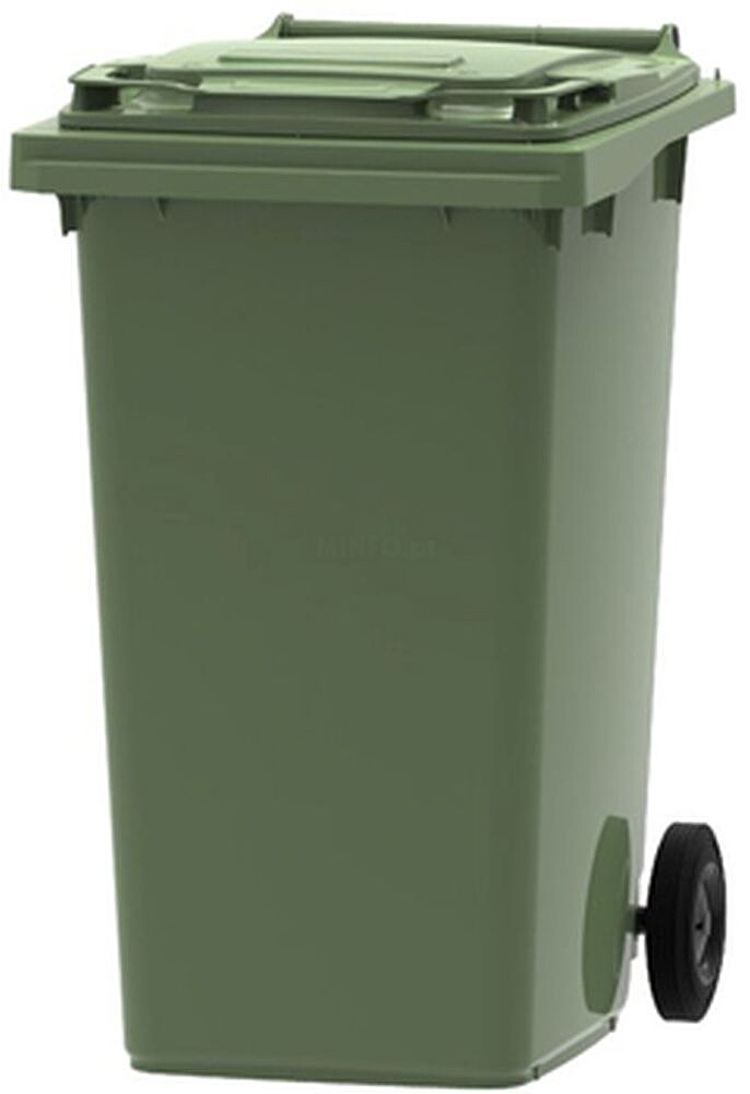 Contentor Polietileno 2 Rodas c/Tampa 240 Litros Verde Contentor Polietileno 2 Rodas c/Tampa 240 Litros Verde