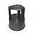 Tamborete/Escadote Plástico 2 Niveis 45cm Altura Preto -KF00633 ALT-5931002 - imagem 1