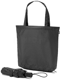 6409653 Guarda-Chuva Com Saco de Compras Preto