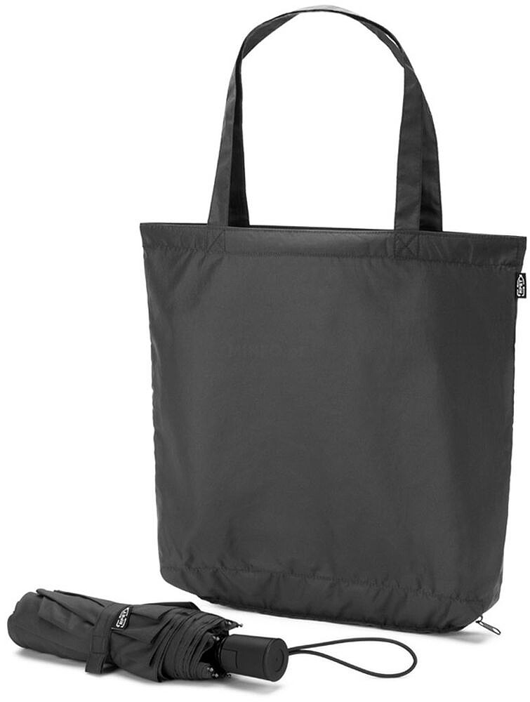 Guarda-Chuva Com Saco de Compras Preto 6409653