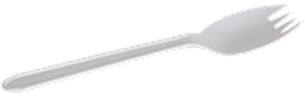 Garfo Mini Plástico Clear 1000un
