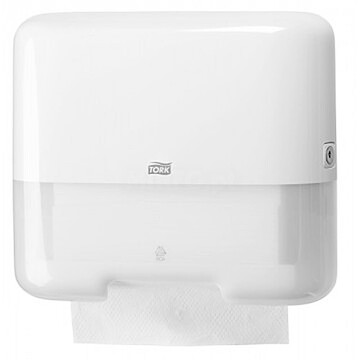 Dispensador Toalhas Mao Zig-Zag Mini TORK H3 Branco - 1un