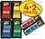 Pack de Índice Post-it com 6 Dispensadores com Marcadores de Índice Reposicionáveis - Formato Retangular - Cores Variadas PO7100238445 - imagem 1