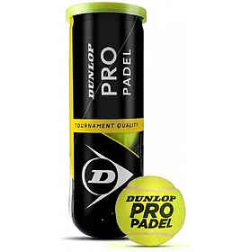 LATA COM 3 BOLAS DE PADEL DUNLOP PRO PADEL