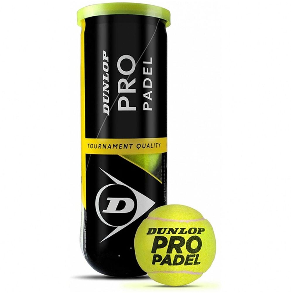 Lata com 3 Bolas de Padel Dunlop PRO Padel