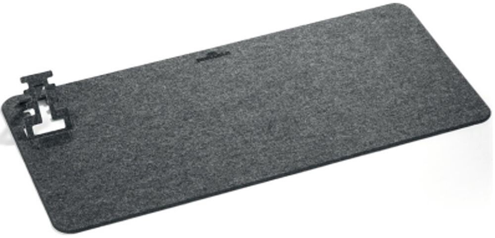 Base de secretaria durable effect feltro cor antracite 700 x330 mm 708158