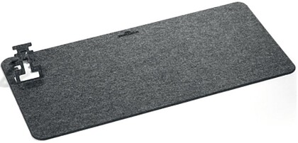708158 : Base de secretaria durable effect feltro cor antracite 700 x330 mm
