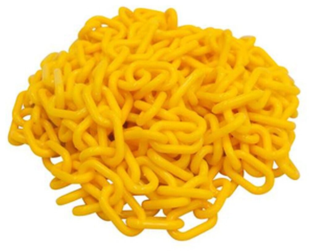 Corrente de Plastico Amarelo para Cone Seguranca RUBFG618400YEL