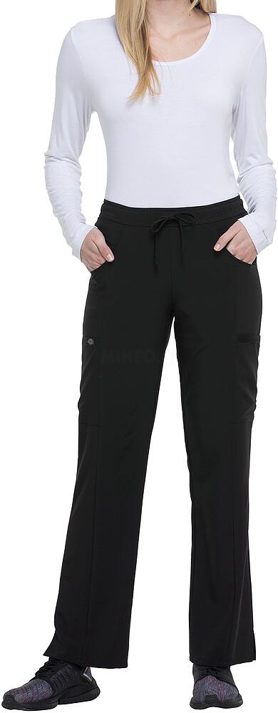 Calças de cintura média com cordão de senhora DKE010