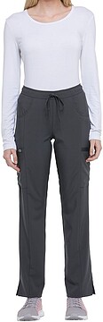 Calças de cintura média com cordão de senhora DKE010