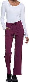 DKE010 Calças de cintura média com cordão de senhora tam:...