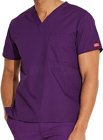 DKE83706 Túnica decote V unissexo tam: L cor: Eggplant : Di...