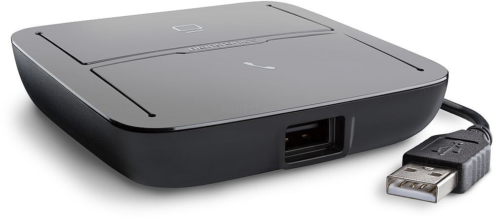 Poly MDA220 USB - Interruptor de telefone portátil/computador/auricular para auricular, telefone de secretária, computador 8A7E0AA
