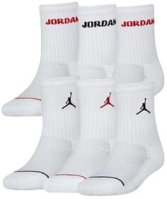 PACK 6 MEIAS DE CANO MÉDIO Nike JORDAN LEGEND - Branco 37.5...