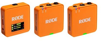 WIGOGEN3ORA : MICROFONO RODE WIRELESS GO III ORANGE USB-C/TRS/20Hz/OMNIDIRECTIONAL/ALCANCE 260M