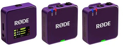 WIGOGEN3PUR : MICROFONO RODE WIRELESS GO III PURPLE USB-C/TRS/20Hz/OMNIDIRECTIONAL/ALCANCE 260M