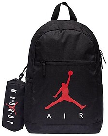 MOCHILA NIKE JORDAN AIR COM ESTOJO - Preto