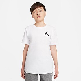 T-SHIRT NIKE JORDAN COM JUMPMAN BORDADO - Branco 10 Anos