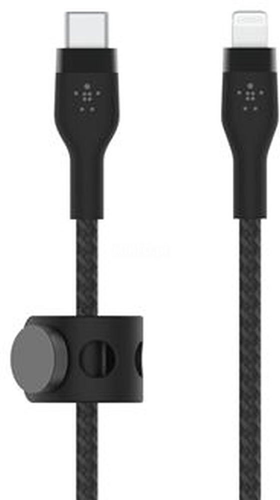 Belkin BOOST CHARGE - Cabo Lightning - USB-C macho para Lightning macho - 3 m - preto - para Apple iPad/iPhone/iPod (Lightning) CAA011BT3MBK