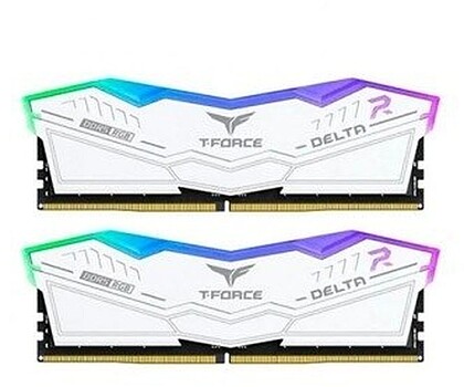 FF4D532G6000HC38ADC01 : DDR5 TEAMGROUP T-FORCE DELTA RGB 32GB 2x16GB 6000 BRANCO