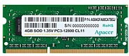 Memoria RAM Apacer DV.04G2K.KAM 4GB/ DDR3L/ 1600MHz/ 1.35V/ SODIMM DV.04G2K.KAM